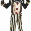 Amscan Slasher Clown Killer Scary Spooky Childrens Boys Halloween Costume 847727