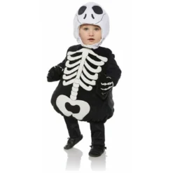 Underwraps Belly Babies Skeleton Bones Cute Toddlers Halloween Costume 25715