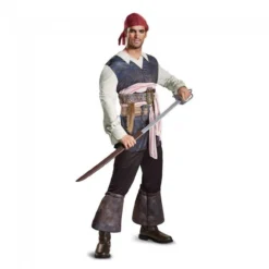 Disguise PoTC5 Captain Jack Sparrow Pirate Adult Mens Halloween Costume 22917