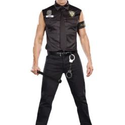Dreamgirl Dirty Cop Officer Police Ed Banger Adult Mens Halloween Costume 8817
